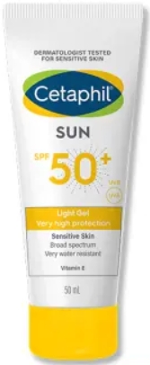 รูปภาพของ Cetaphil Sun SPF 50+ PA++++ Light GEL ขนาด 50 ml.สูตรกันน้ำทนเหงื่อ ใช้ได้ทั้งผิวหน้าและผิวกาย(โฉมใหม่)